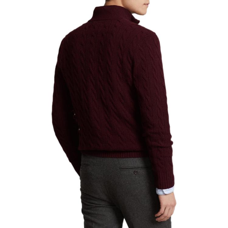 Polo Ralph Lauren FW22  Red Logo Embroidered Wool Knit Pullover Sweater. MNPOSWE16821082-601 圖 4