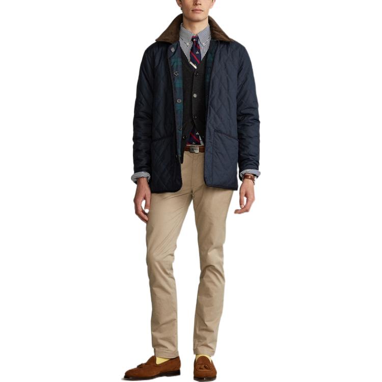 Polo Ralph Lauren FW22  Reversible Solid Blue Jacket with Collar. MNPOOTW16020648-400 圖 3