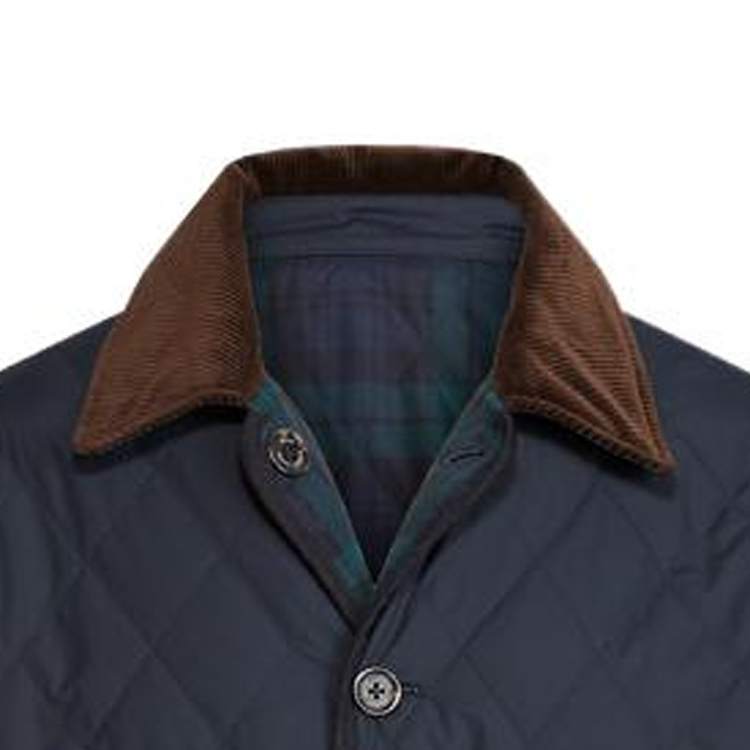 Polo Ralph Lauren FW22  Reversible Solid Blue Jacket with Collar. MNPOOTW16020648-400 圖 6