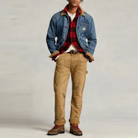 Lookbook Polo Ralph Lauren FW22 棕色休闲工装裤 MNPODNM10920233-250