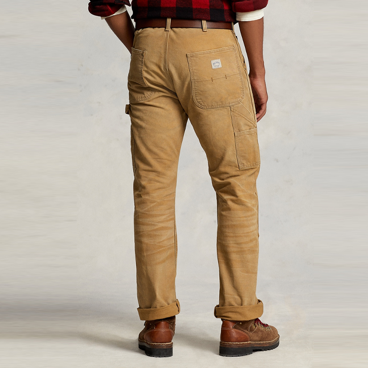 Purchase Polo Ralph Lauren FW22 Celana Kerja Kasual Solid Coklat. MNPODNM10920233-250