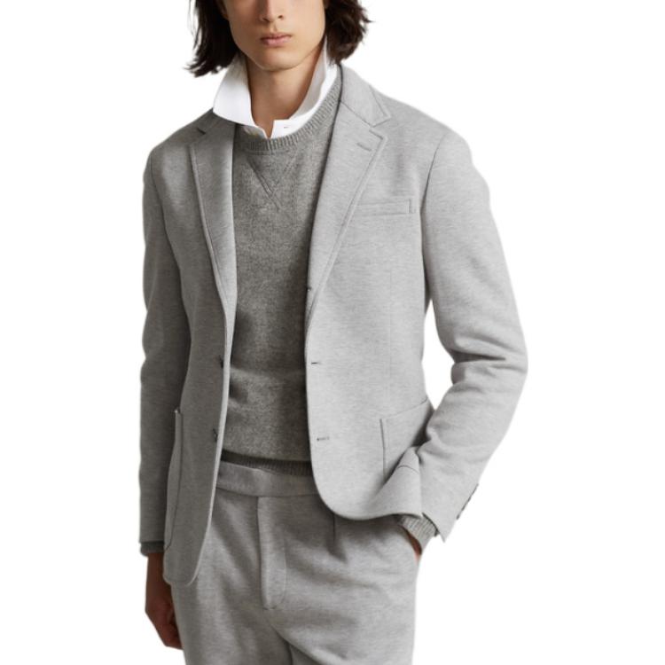Polo Ralph Lauren FW22  Solid Grey Single-Breasted Blazer Jacket. MNPOSPC27620297-020 圖 5