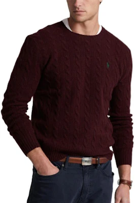 ポロ ラルフローレン FW22 ソリッドニットウールセーター レッドブラウンプルオーバー MNPOSWE16821248-601 Purchase ポロ ラルフローレン FW22 ソリッドニットウールセーター レッドブラウンプルオーバー MNPOSWE16821248-601