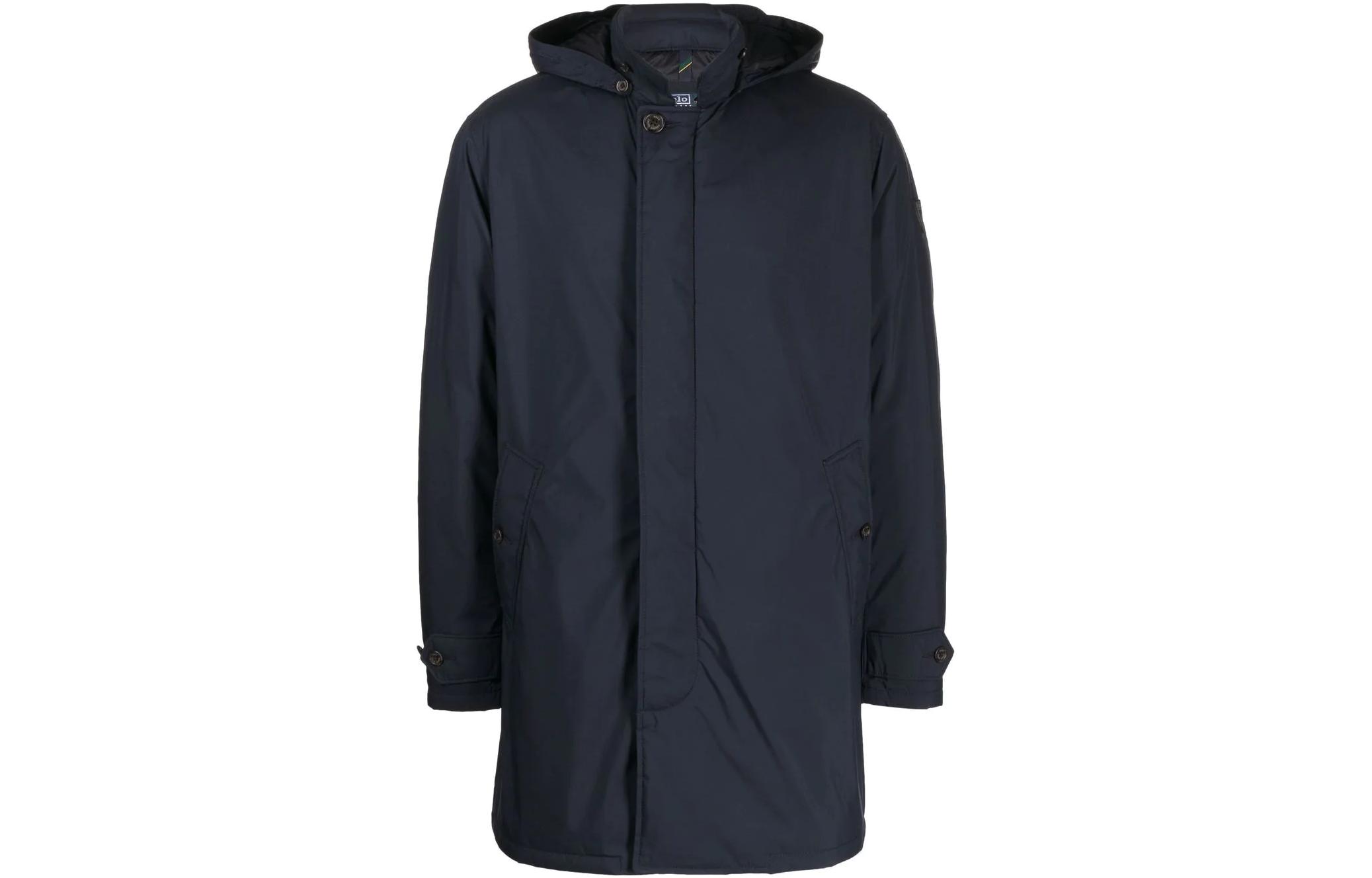 Polo Ralph Lauren FW22  Solid Navy Blue Padded Zip Hoodie Down Jacket. 710876146-003 圖 2