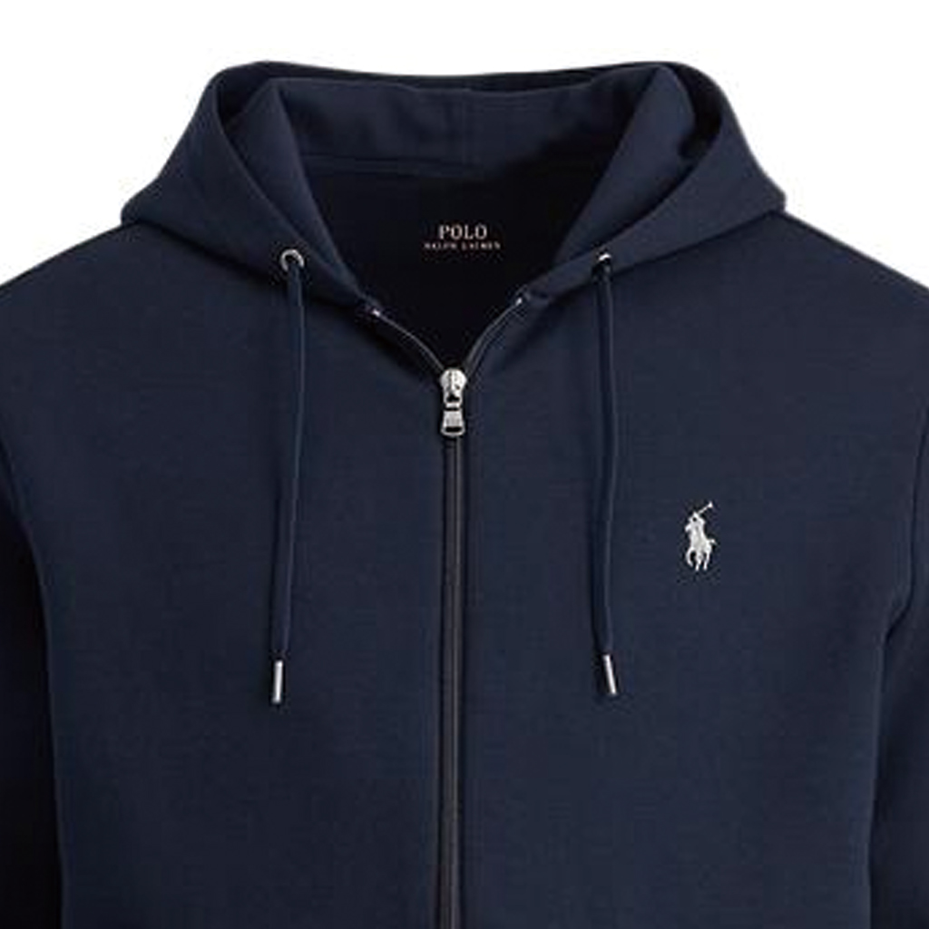 Polo Ralph Lauren FW22  Solid Navy Blue Zip-Up Hoodie. MNPOKNI16822541-410 圖 6
