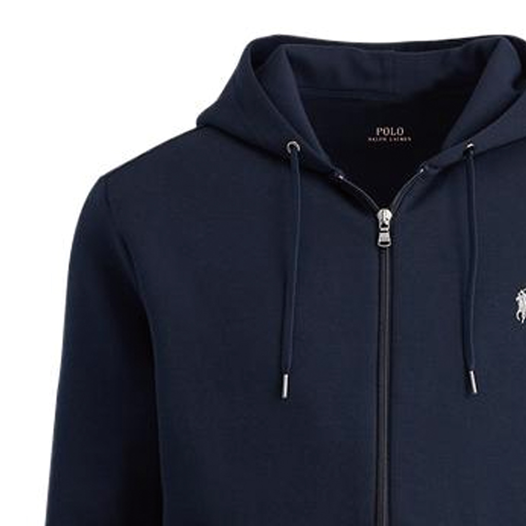 Polo Ralph Lauren FW22  Solid Navy Blue Zip-Up Hoodie. MNPOKNI16822541-410 圖 7
