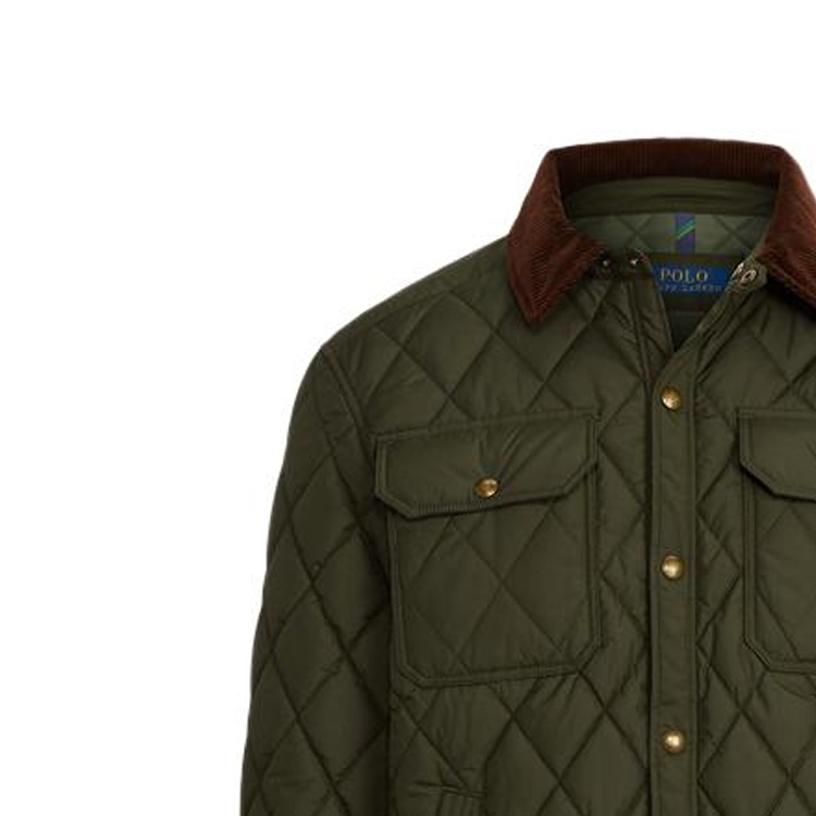 Polo Ralph Lauren FW22  Solid Quilted Long Sleeve Green Jacket. MNPOOTW16020902 圖 6