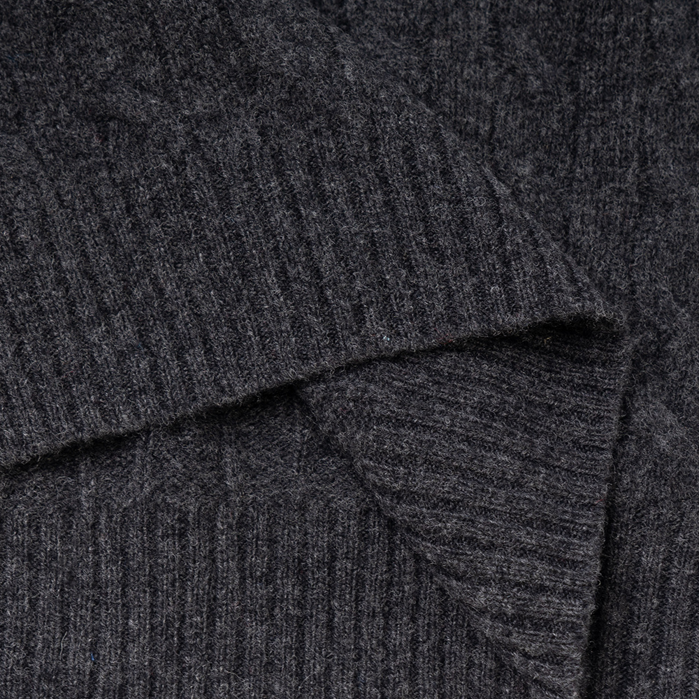 Polo Ralph Lauren FW22  Solid Ribbed Round Neck Sweater Grey. 710876762-013 圖 5