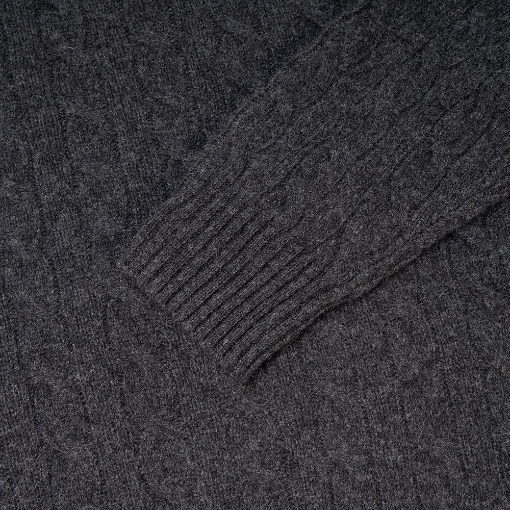 Polo Ralph Lauren FW22  Solid Ribbed Round Neck Sweater Grey. 710876762-013 圖 6