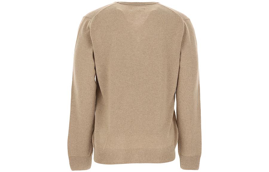 Polo Ralph Lauren FW22  V-Neck Pullover Sweater Brown with Embroidered Pony. 710876707-007 圖 3