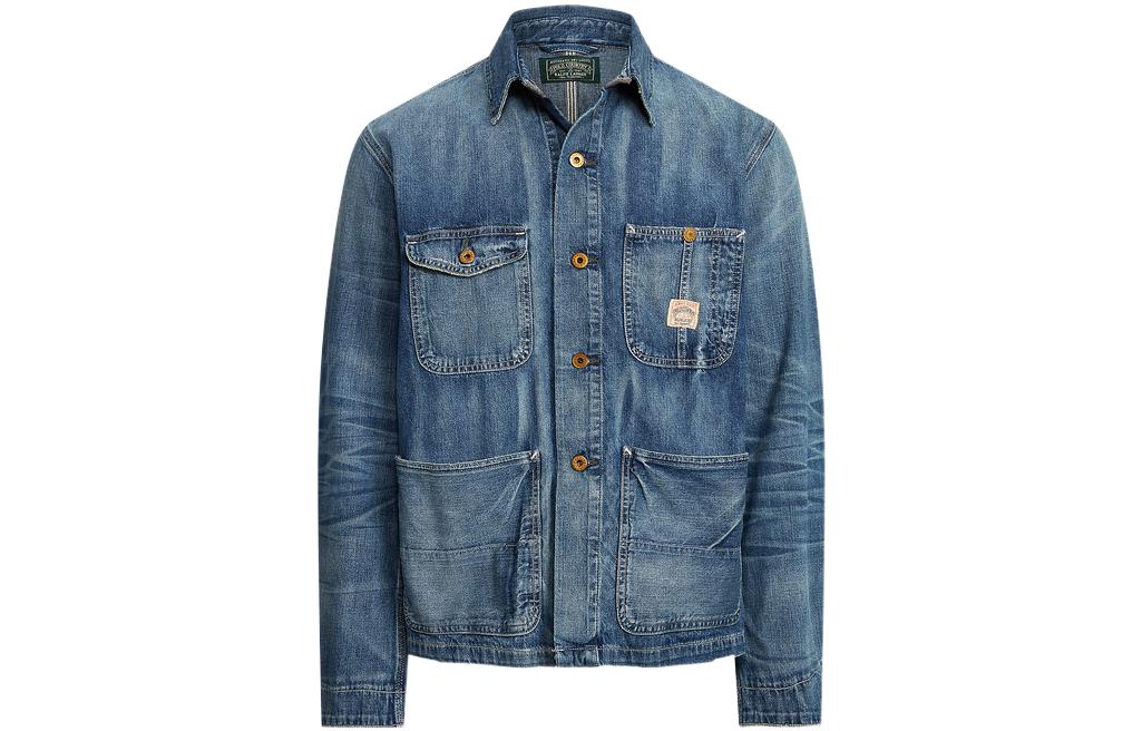 Polo Ralph Lauren FW22  Washed Denim Jacket with Pocket Detail - Blue. MNPOOTW16020881 圖 2