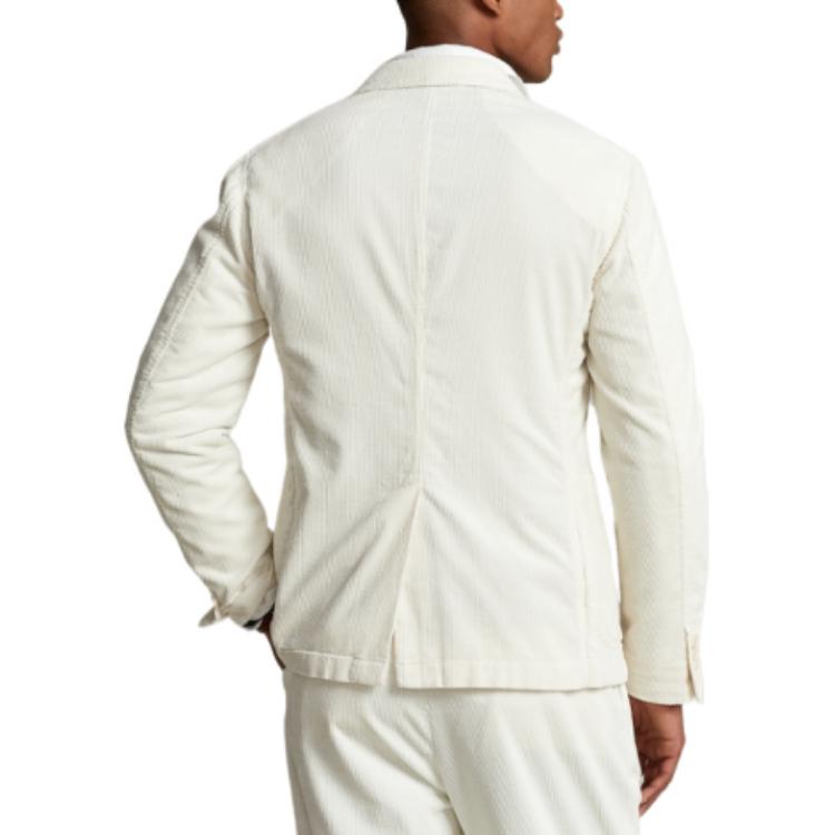 Purchase Polo Ralph Lauren FW22 經典純白單排扣長袖西裝外套 MNPOSPC27620315-101