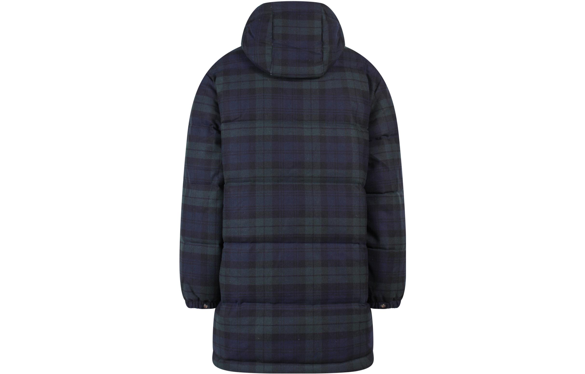 Polo Ralph Lauren FW22 Blue Checkered Hooded Puffer Jacket 710881005-001 圖 3