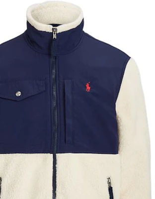 폴로 랄프로렌 FW22 블루 화이트 컬러블록 로고 자수 집업 재킷 MNPOKNI16822252-101 Sizing 폴로 랄프로렌 FW22 블루 화이트 컬러블록 로고 자수 집업 재킷 MNPOKNI16822252-101