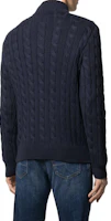 Purchase Polo Ralph Lauren FW22 經典織紋刺繡標誌毛衣 深藍色 710810841-001