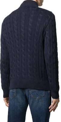 Polo Ralph Lauren FW22 經典織紋刺繡標誌毛衣 深藍色 710810841-001 Purchase Polo Ralph Lauren FW22 經典織紋刺繡標誌毛衣 深藍色 710810841-001