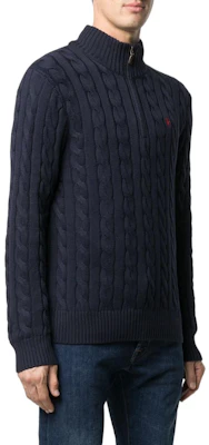 Polo Ralph Lauren FW22 經典織紋刺繡標誌毛衣 深藍色 710810841-001 Details for Polo Ralph Lauren FW22 經典織紋刺繡標誌毛衣 深藍色 710810841-001
