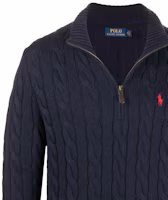 Sizing Polo Ralph Lauren FW22 經典織紋刺繡標誌毛衣 深藍色 710810841-001