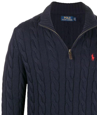 Polo Ralph Lauren FW22 經典織紋刺繡標誌毛衣 深藍色 710810841-001 Sizing Polo Ralph Lauren FW22 經典織紋刺繡標誌毛衣 深藍色 710810841-001