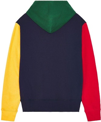 Polo Ralph Lauren FW22 Sudadera Azul Colorblock Oso Cartoon Ajuste Casual. 710853351-003 Lookbook Polo Ralph Lauren FW22 Sudadera Azul Colorblock Oso Cartoon Ajuste Casual. 710853351-003