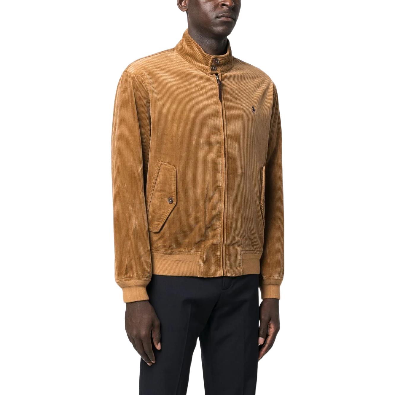 Polo Ralph Lauren FW22 Corduroy Jacket Light Brown with Logo Embroidery for Men 710879471-002 圖 6