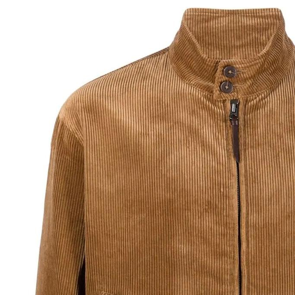 Polo Ralph Lauren FW22 Corduroy Jacket Light Brown with Logo Embroidery for Men 710879471-002 圖 8