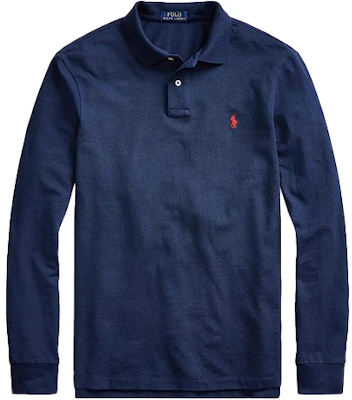 폴로 랄프 로렌 FW22 커스텀 슬림 핏 로고 긴팔 폴로 셔츠 블루 남성. 710680792-031 Buy 폴로 랄프 로렌 FW22 커스텀 슬림 핏 로고 긴팔 폴로 셔츠 블루 남성. 710680792-031