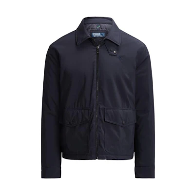 Polo Ralph Lauren FW22 Embroidered Casual Zip Jacket Deep Navy Blue MNPOOTW16020929-410