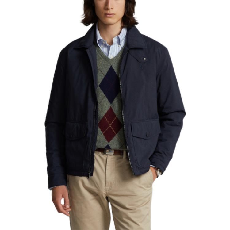 Polo Ralph Lauren FW22 Embroidered Casual Zip Jacket Deep Navy Blue MNPOOTW16020929-410 圖 4