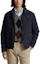 Shop Polo Ralph Lauren FW22 刺繡休閒拉鍊外套 深海軍藍 MNPOOTW16020929-410