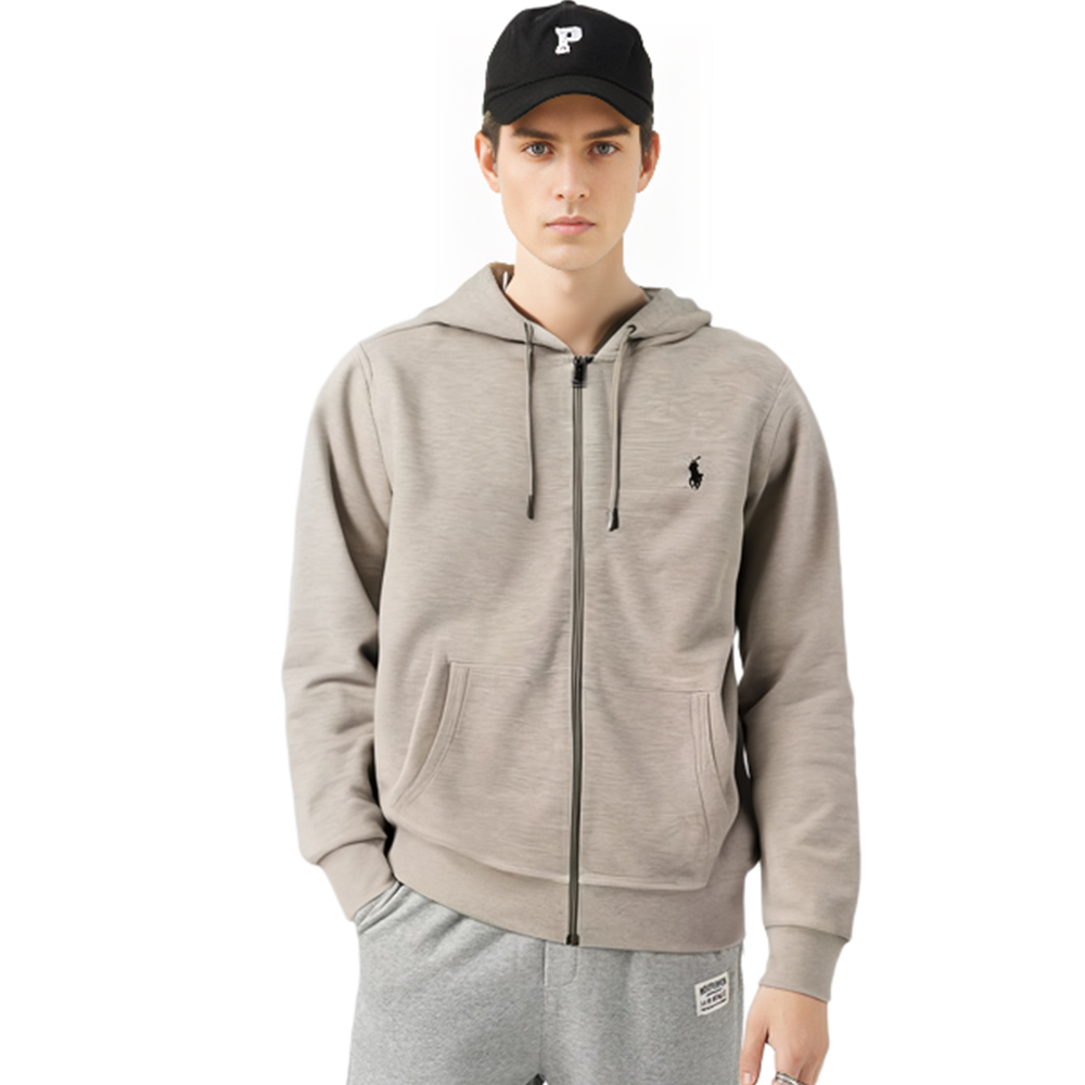 Polo Ralph Lauren FW22 Embroidered Logo Zip-Up Hoodie Grey - . 710888282-003 圖 7