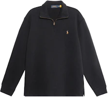 Polo Ralph Lauren FW22 Embroidered Patch Stand Collar Jacket Black Mens 710671929-001 Polo Ralph Lauren FW22 Embroidered Patch Stand Collar Jacket Black Mens 710671929-001