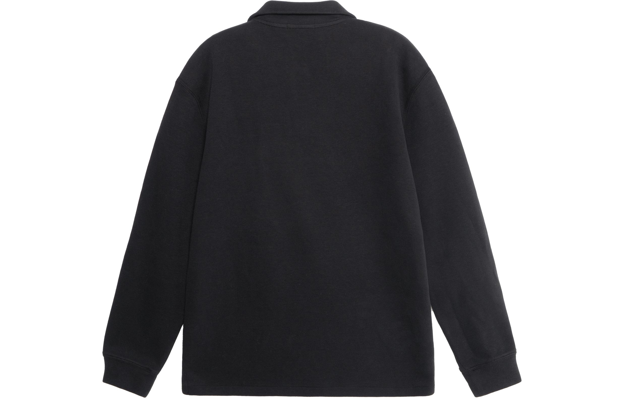 Lookbook Polo Ralph Lauren FW22 刺繡徽章立領夾克 黑色 男款 710671929-001