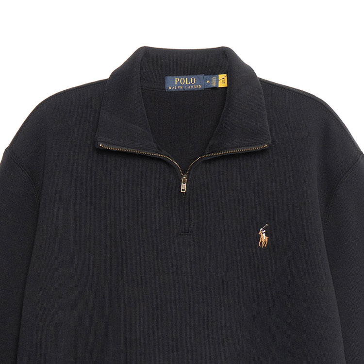 Cheap Polo Ralph Lauren FW22 刺繡徽章立領夾克 黑色 男款 710671929-001