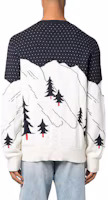 Shop Polo Ralph Lauren FW22 Graphic Knit Pullover Sweater Ivory White 710881009-001