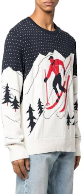 Polo Ralph Lauren FW22 Graphic Knit Pullover Sweater Ivory White 710881009-001 Purchase Polo Ralph Lauren FW22 Graphic Knit Pullover Sweater Ivory White 710881009-001
