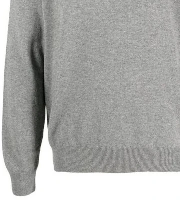 Polo Ralph Lauren FW22 Gray Crewneck Sweater with Logo Embroidery for Men. 710876714-007 Details for Polo Ralph Lauren FW22 Gray Crewneck Sweater with Logo Embroidery for Men. 710876714-007