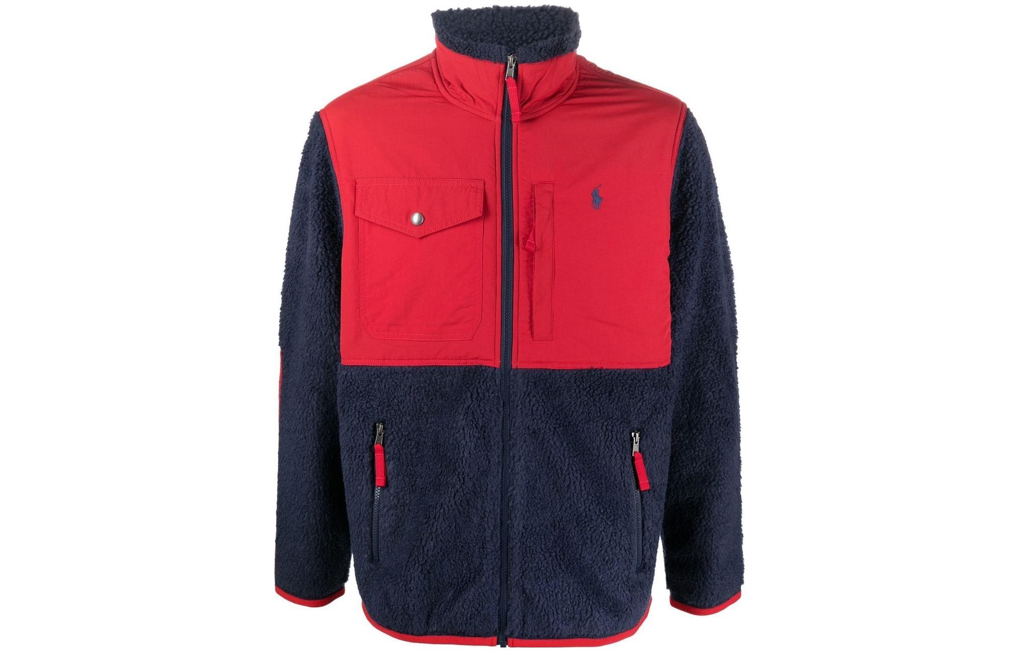 Polo Ralph Lauren FW22 Logo Embroidered Colorblock Jacket Multicolored 710850412-014