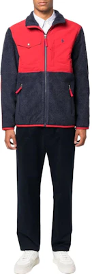 Polo Ralph Lauren FW22 Logo Embroidered Colorblock Jacket Multicolored 710850412-014 Lookbook Polo Ralph Lauren FW22 Logo Embroidered Colorblock Jacket Multicolored 710850412-014