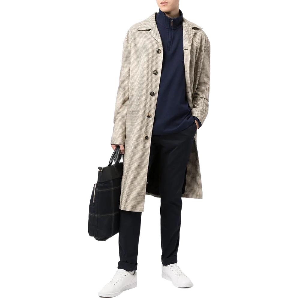 Lookbook ポロ ラルフローレン FW22 ロゴ刺繍 ハーフジップ ハイネックスウェットシャツ ネイビー 710671929-029