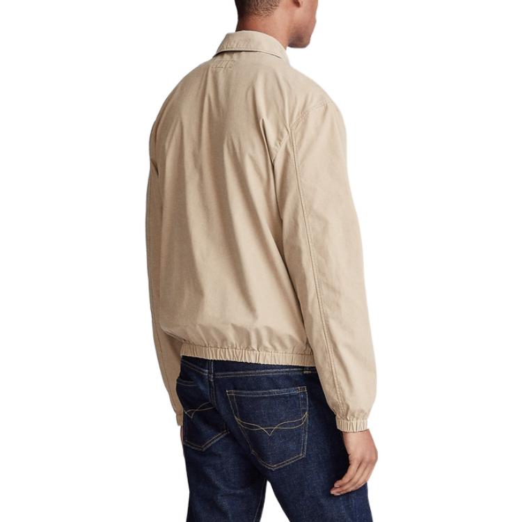 Polo Ralph Lauren FW22 Logo Print Collared Long Sleeve Jacket Brown for Men. MNPOOTW16020137-260 圖 4