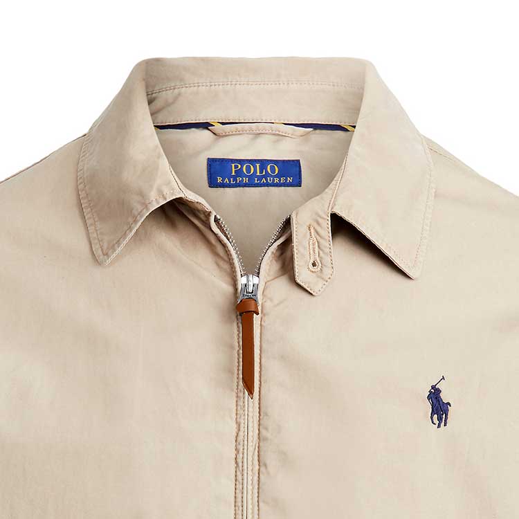 Polo Ralph Lauren FW22 Logo Print Collared Long Sleeve Jacket Brown for Men. MNPOOTW16020137-260 圖 7