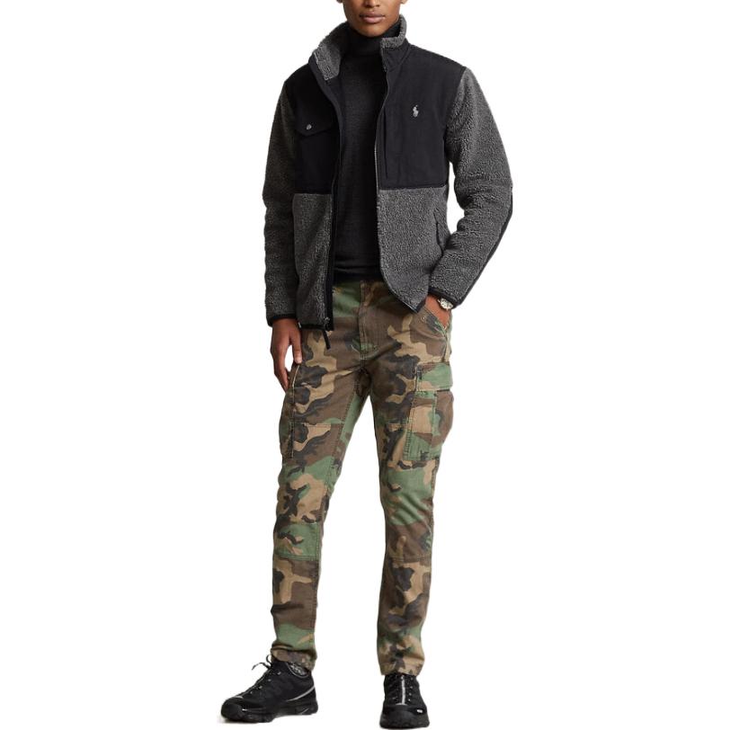 Polo Ralph Lauren FW22 Logo Print Stand Collar Zip Jacket Black - MNPOKNI16822287-020 圖 3