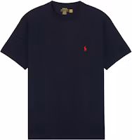 Order Polo Ralph Lauren FW22 Camiseta Negra Hombre con Logo Bordado Sólido. 710707095-002
