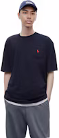 Cheap Polo Ralph Lauren FW22 Camiseta Negra Hombre con Logo Bordado Sólido. 710707095-002