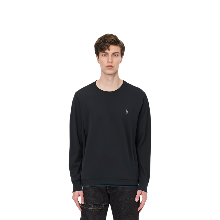 Polo Ralph Lauren FW22 Men’s Black Wool Sweater with Embroidered Logo. 710876846-008 圖 5