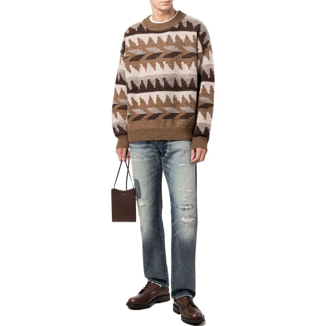 Lookbook Polo Ralph Lauren FW22 中腰直筒刷破牛仔褲 藍色 710833143-001