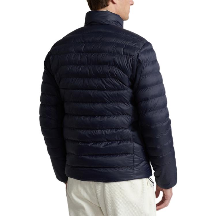 Polo Ralph Lauren FW22 Navy Blue Embroidered Zip-Up Jacket for Men MNPOOTW16020898-410 圖 5