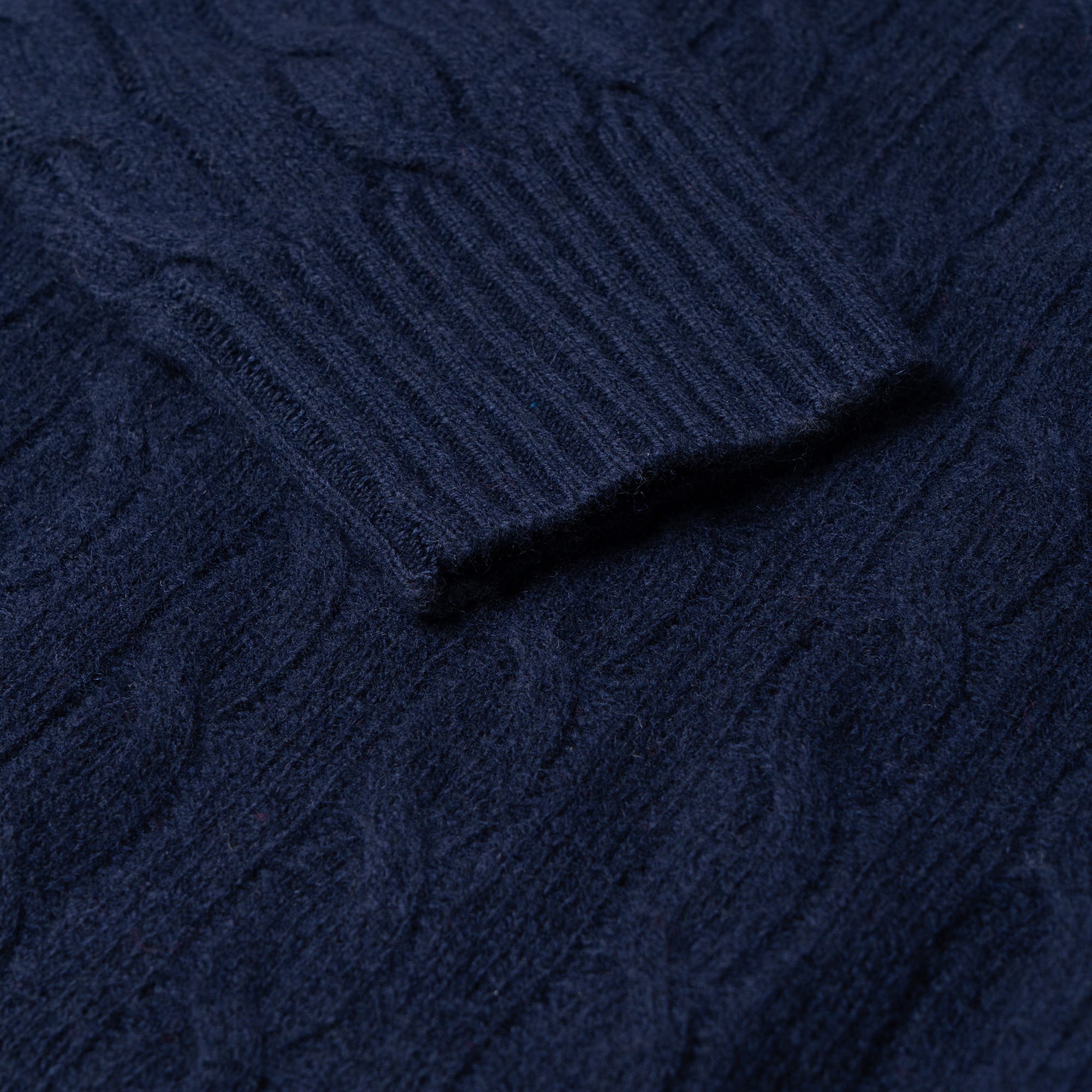 Polo Ralph Lauren FW22 Navy Cable-Knit Cashmere Sweater with Embroidered Logo. 710876762-002 圖 8