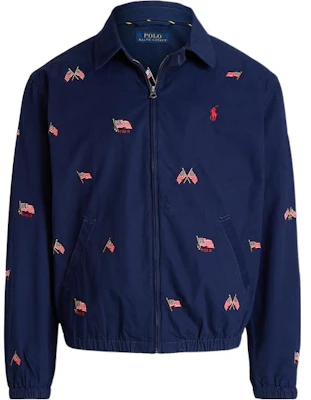Polo Ralph Lauren FW22 海軍藍刺繡國旗拉鏈Polo外套 MNPOOTW16020877-410 Order Polo Ralph Lauren FW22 海軍藍刺繡國旗拉鏈Polo外套 MNPOOTW16020877-410